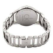  Shop Authentic Calvin Klein Stately Black Dial Silver Steel Strap Watch for Women - K3G2312S - Luxxuri
