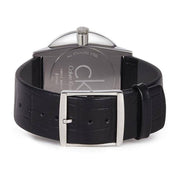  Shop Authentic Calvin Klein Boost Black Dial Black Leather Strap Watch for Men - K7Y214CZ - Luxxuri