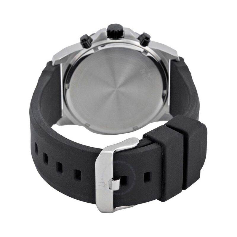  Shop Authentic Bulova Marine Star Blue Dial Black Silicone Strap Watch for Men - 98B258 - Luxxuri