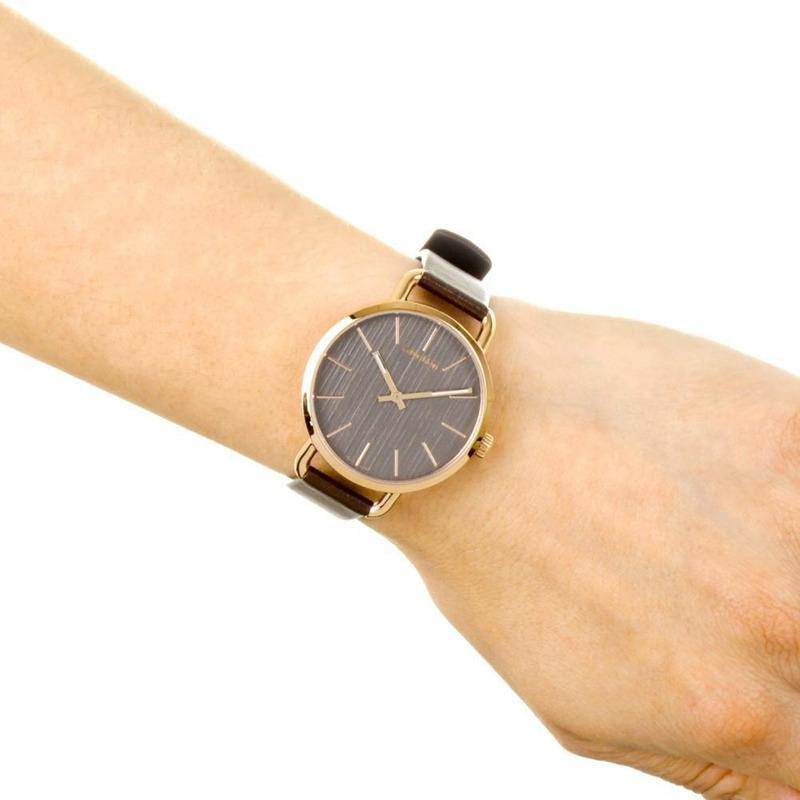 Shop Authentic Calvin Klein Even Grey Dial Brown Leather Strap Watch for Women - K7B236G3 - Luxxuri