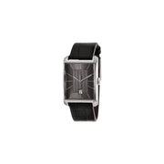  Shop Authentic Calvin Klein Window Black Dial Black Leather Strap Watch for Men - K2M21107 - Luxxuri