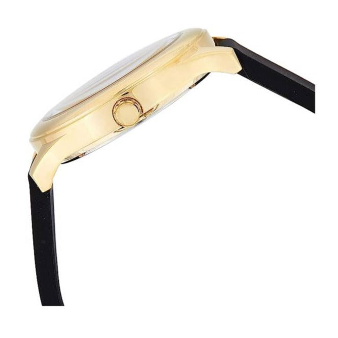  Shop Authentic Guess G Twist Gold Dial Black Leather Strap Watch for Women - W0911L3 - Luxxuri