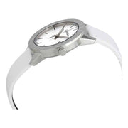  Shop Authentic Calvin Klein Steady Silver Dial White Leather Strap Watch for Women - K7Q211L6 - Luxxuri