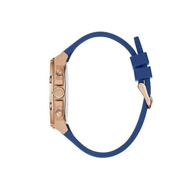  Shop Authentic Guess Third Gear Analog Blue Dial Blue Rubber Strap Watch for Men - GW0334G3 - Luxxuri