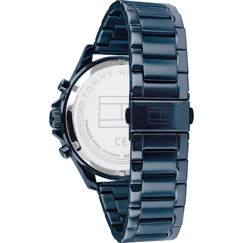  Shop Authentic Tommy Hilfiger Ari Diamonds White Dial Blue Steel Strap Watch for Women - 1782003 - Luxxuri