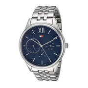 Shop Authentic Tommy Hilfiger Damon Chronograph Blue Dial Silver Steel Strap Watch for Men - 1791416 - Luxxuri
