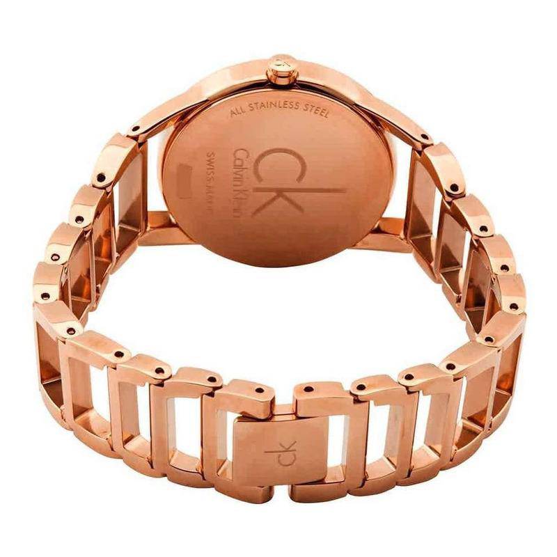  Shop Authentic Calvin Klein Stately White Dial Gold Steel Strap Watch for Women - K3G2362W - Luxxuri
