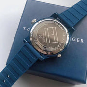  Shop Authentic Tommy Hilfiger Denim Blue Dial Blue Rubber Strap Watch for Men - 1791556 - Luxxuri