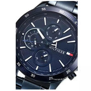  Shop Authentic Tommy Hilfiger Bank Quartz Blue Dial Blue Steel Strap Watch for Men - 1791720 - Luxxuri