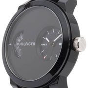  Shop Authentic Tommy Hilfiger Denim Black Dial Black Rubber Strap Watch for Men - 1791555 - Luxxuri