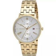  Shop Authentic Tommy Hilfiger Jenna Quartz White Dial Gold Steel Strap Watch for Women - 1782069 - Luxxuri