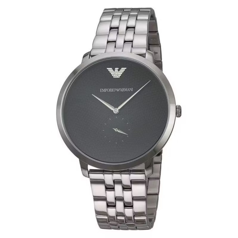  Shop Authentic Emporio Armani Classic Quartz Black Dial Silver Steel Strap Watch For Men - AR11161 - Luxxuri
