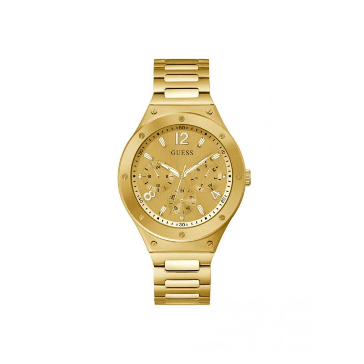  Shop Authentic Guess Scope Gold Dial Gold Steel Strap Watch for Men - GW0454G2 - Luxxuri