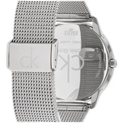 Shop Authentic Calvin Klein Minimal Silver Dial Silver Mesh Bracelet Watch for Men - K3M211Y6 - Luxxuri