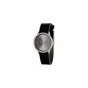  Shop Authentic Calvin Klein Accent Black Dial Black Leather Strap Watch for Women  - K2Y2Y1C3 - Luxxuri