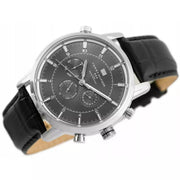  Shop Authentic Tommy Hilfiger Harrison Chronograph Black Dial Black Leather Strap Watch for Men - 1790875 - Luxxuri