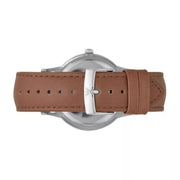  Shop Authentic Emporio Armani Renato Quartz Silver Dial Brown Leather Strap Watch For Men - AR11185 - Luxxuri