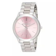  Shop Authentic Michael Kors Slim Runway Quartz Pink Dial Silver Steel Strap Watch For Women - MK3380 - Luxxuri