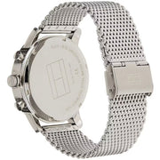  Shop Authentic Tommy Hilfiger Harrison Quartz Grey Dial Silver Mesh Bracelet Watch for Men - 1790877 - Luxxuri