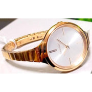  Shop Authentic Calvin Klein Lively White Dial Rose Gold Steel Strap Watch for Women - K4U23626 - Luxxuri