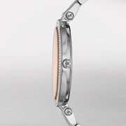  Shop Authentic Michael Kors Darci Orange Dial Silver Stainless Steel Strap Watch for Women - MK3218 - Luxxuri
