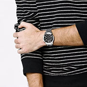  Shop Authentic Fossil Grant Chronograph Black Dial Silver Steel Strap Watch for Men - FS4736 - Luxxuri