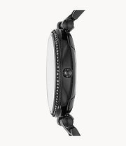  Shop Authentic Fossil Carlie Black Dial Black Steel Strap Watch for Women - ES4488 - Luxxuri