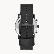  Shop Authentic Fossil Commuter Black Dial Black Leather Strap Watch for for Men - FS5504 - Luxxuri