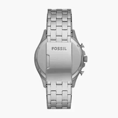  Shop Authentic Fossil Forrester Chronograph Blue Dial Silver Steel Strap Watch for Men - FS5605 - Luxxuri
