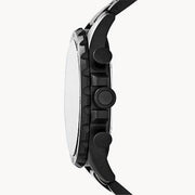 Shop Authentic Fossil Nate Chrongraph Ion Plated Black Dial Black Steel Strap Watch for Men - JR1356 - Luxxuri
