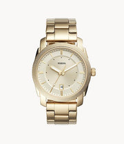  Shop Authentic Fossil Machine Gold Dial Gold Steel Strap Watch for Men - FS5264 - Luxxuri