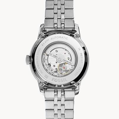  Shop Authentic Fossil Townsman Black Dial Silver Steel Strap Watch for Men - ME3107 - Luxxuri