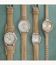  Shop Authentic Fossil Georgia Bone Grey Dial Beige Leather Strap Watch for Women - ES2830 - Luxxuri