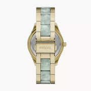  Shop Authentic Fossil Stella Multifunction Gold Dial Two Tone Steel Strap Watch for Women - ES4757 - Luxxuri