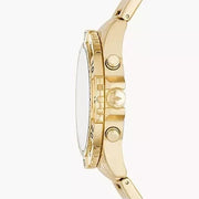  Shop Authentic Fossil Garrett Chronograph Gold Dial Gold Steel Strap Watch for Men - FS5772 - Luxxuri