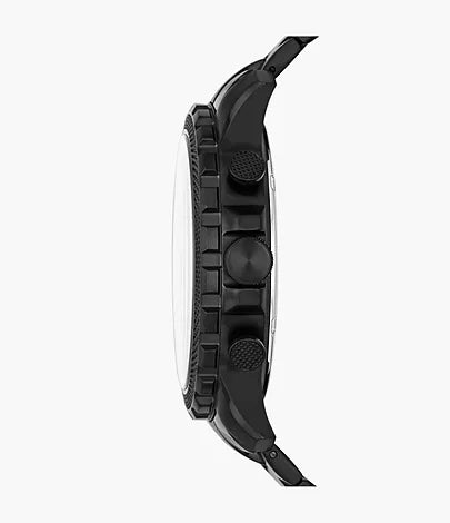  Shop Authentic Fossil Bowman Chronograph Black Dial Black Steel Strap Watch for Men - FS5603 - Luxxuri