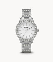  Shop Authentic Fossil Jesse White Dial Silver Steel Strap Watch for Women - ES2362 - Luxxuri