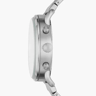  Shop Authentic Fossil The Commuter Black Dial Silver Steel Strap Watch for Men - FS5399 - Luxxuri