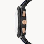  Shop Authentic Fossil Machine Chronograph Black Dial Two Tone Steel Strap Watch for Men - FS5164 - Luxxuri