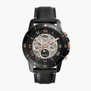  Shop Authentic Fossil Grant Sport Automatic Skeleton Black Dial Black Leather Strap Watch for Men - ME3138 - Luxxuri