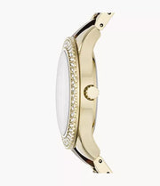  Shop Authentic Fossil Stella Multifunction Gold Dial Two Tone Steel Strap Watch for Women - ES4757 - Luxxuri