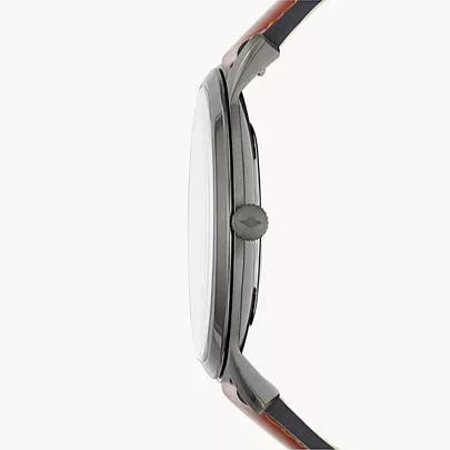  Shop Authentic Fossil The Minimalist 3H Grey Dial Brown Leather Strap Watch for Men - FS5479 - Luxxuri