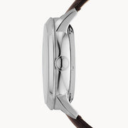  Shop Authentic Fossil Townsman Automatic Black Dial Brown Leather Strap Watch for Men -  ME1163 - Luxxuri