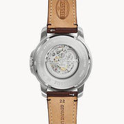  Shop Authentic Fossil Grant Automatic White Dial Brown Leather Strap Watch for Men -  ME3027 - Luxxuri