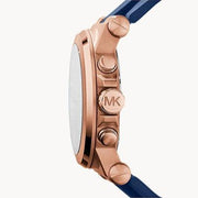  Shop Authentic Michael Kors Dylan Blue Dial Blue Rubber Strap Watch for Men - MK8295 - Luxxuri