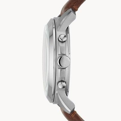 Shop Authentic Fossil Grant Chronograph Black Dial Brown Leather Strap Watch for Men - FS4813 - Luxxuri