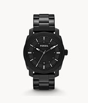  Shop Authentic Fossil Machine Black Dial Black Steel Strap Watch for Men - FS4775 - Luxxuri
