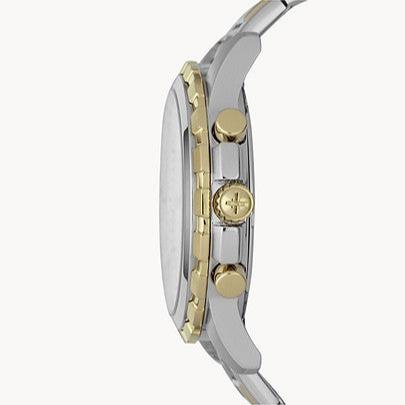  Shop Authentic Fossil Dean Chronograph White Dial Silver Steel Strap Watch for Men - FS4795 - Luxxuri