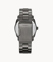  Shop Authentic Fossil Machine Chronograph Black Dial Grey Steel Strap Watch for Men - FS4774 - Luxxuri