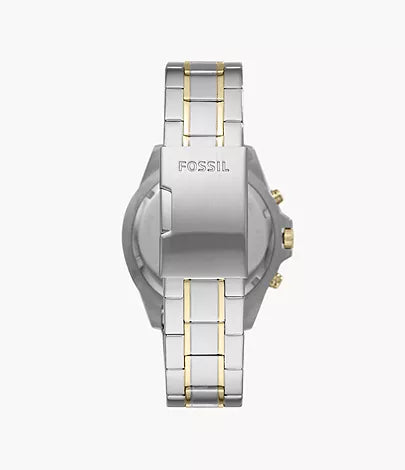  Shop Authentic Fossil Garrett Chronograph Green Dial Two Tone Steel Strap Watch for Men - FS5622 - Luxxuri